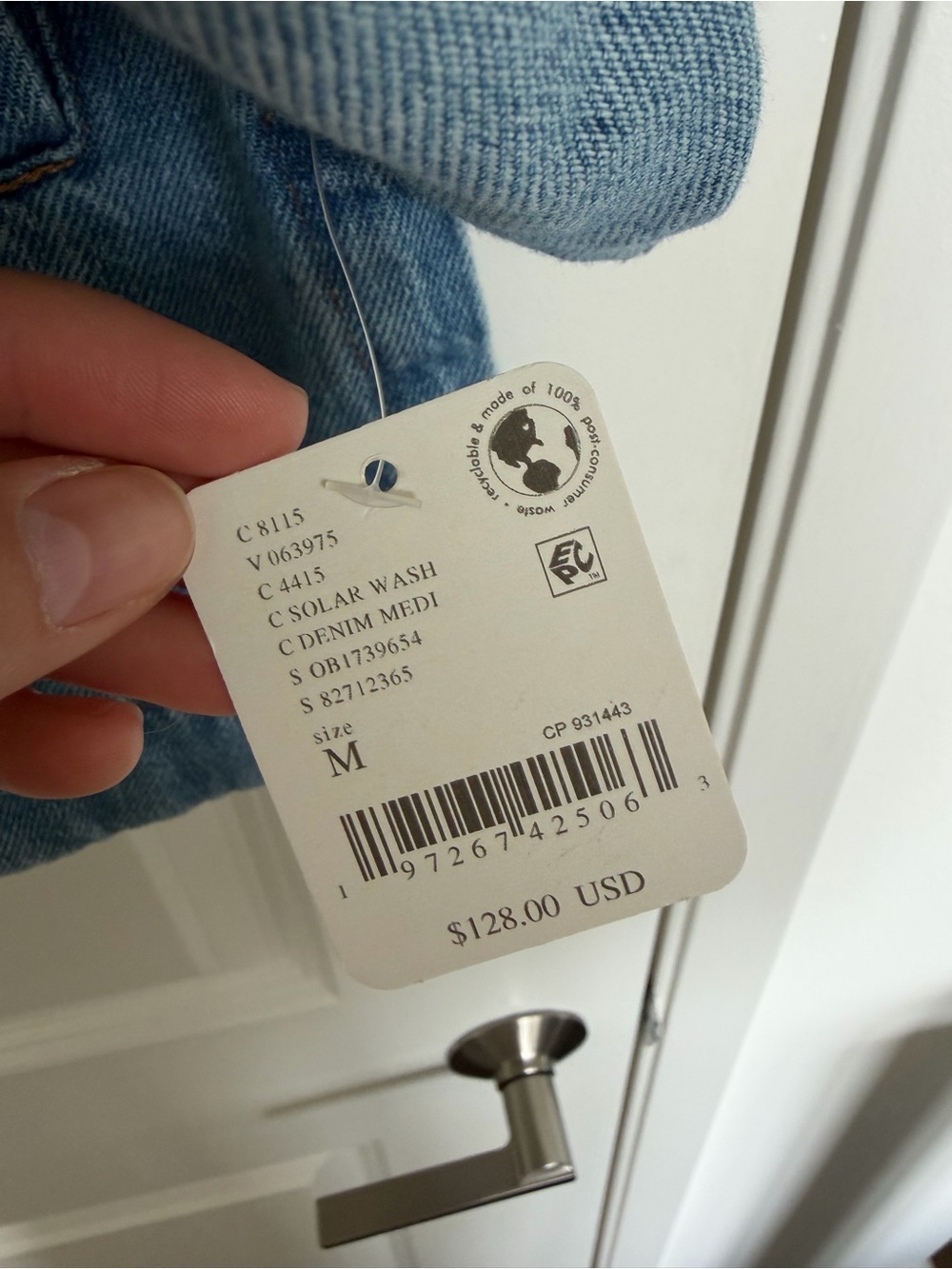 Free People Light Blue Denim Jean Jacket - Picture 6 of 6